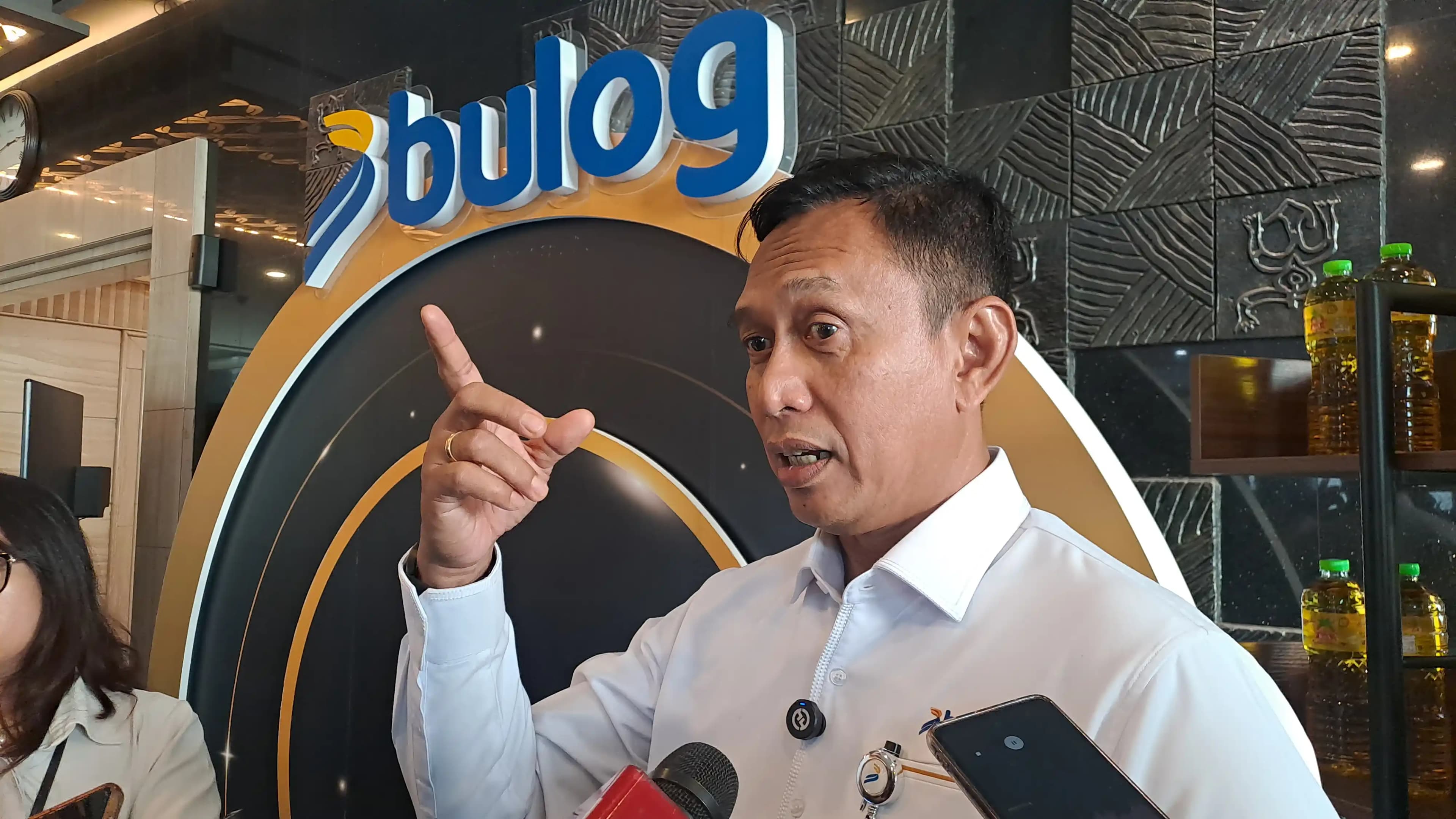 Direktur Utama Perum BULOG, Ahmad Rizal Ramdhani. (Foto. Rizal)