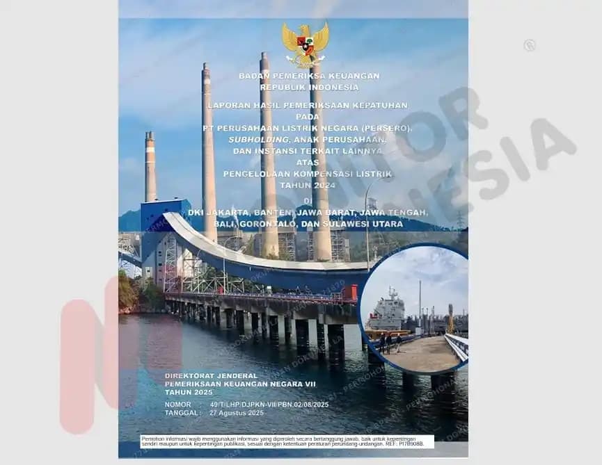 DTT BPK soal Kompensasi PT PLN
