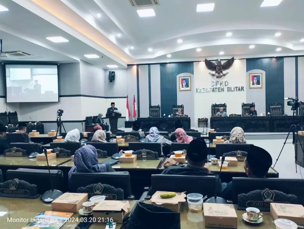 Gelar Paripurna DPRD Kabupaten Blitar, Agenda Pandangan Umum Fraksi Terkait LKPJ Bupati Tahun 2023