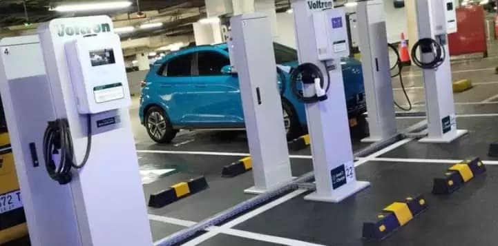 Anak Usaha PT PP (Persero) Dirikan Charging Station Kendaraan Listrik