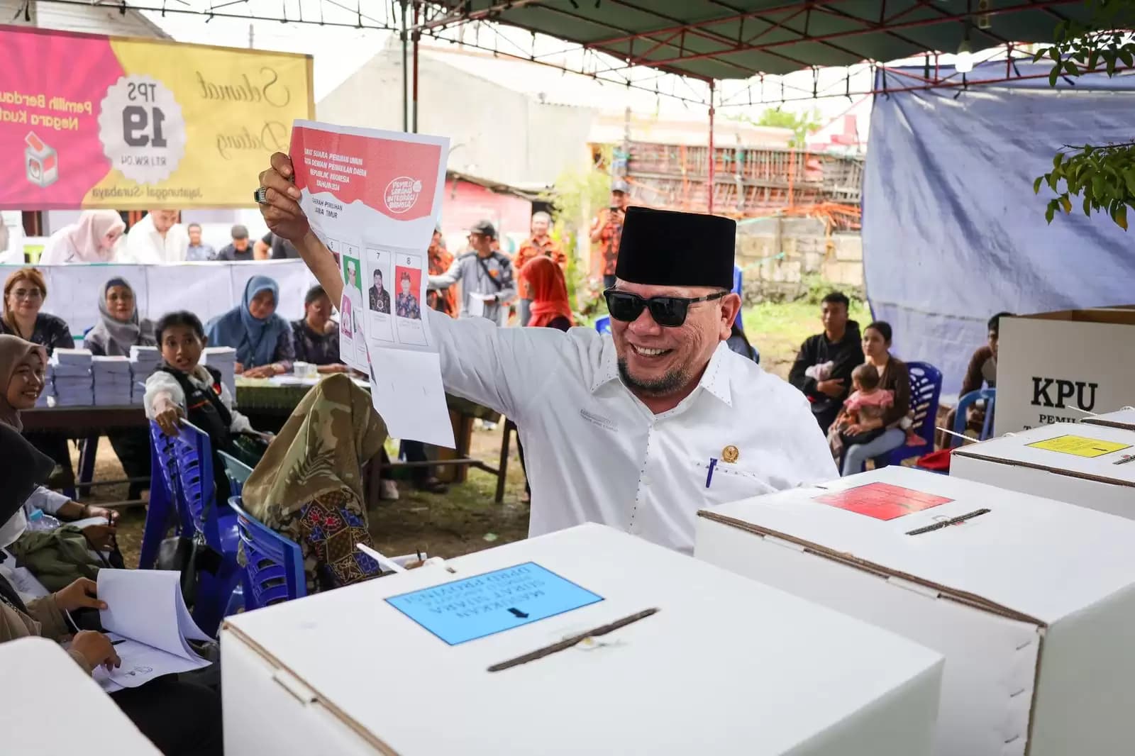 Mengagetkan, Caleg DPD RI LaNyalla Coblos Calon Lain, Ini Alasannya