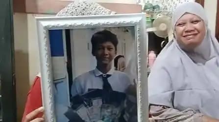 Foto Almarhum Andika Lutfi Falah