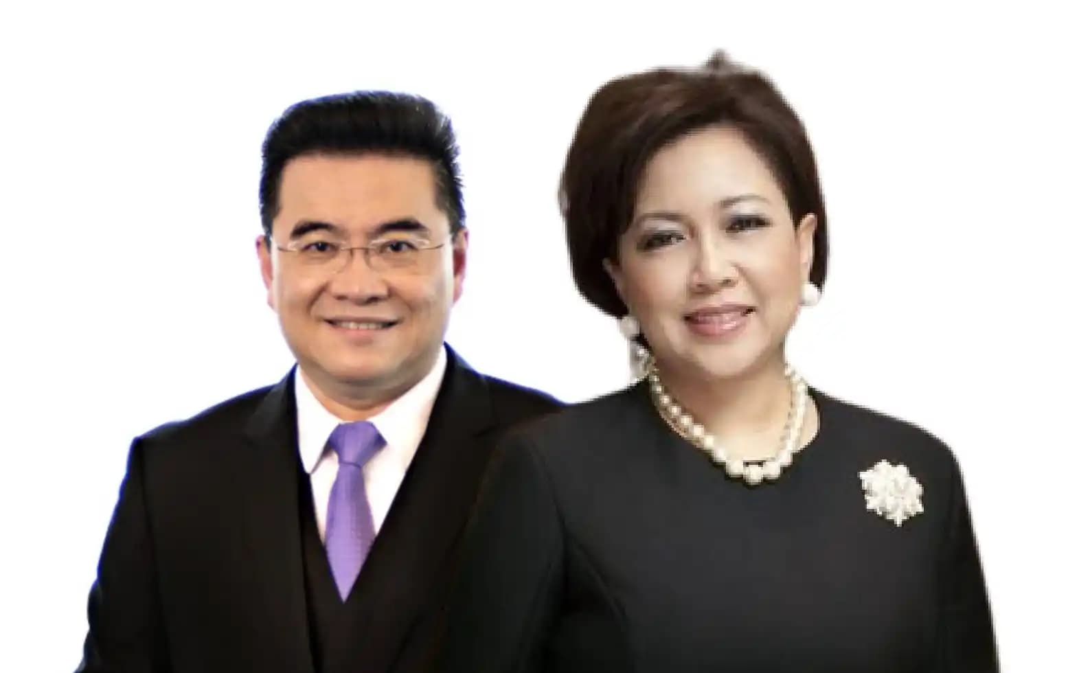 Foto Kloase Pemilik Grup Kresna, Michael Steven dan mantan Presiden Direktur WanaArtha Life Evelina F. Pietruschka