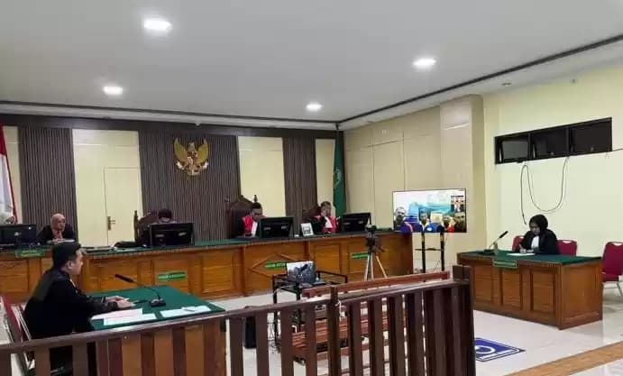 Foto Sidang tindak pidana narkotika di Pengadilan Negeri Idi