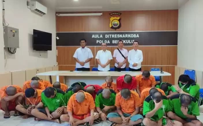 Foto tersangka Narkoba