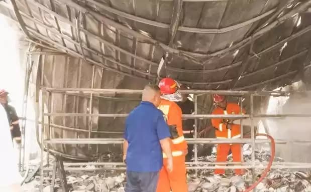 Foto Tim Pemadam Kebakaran Palembang