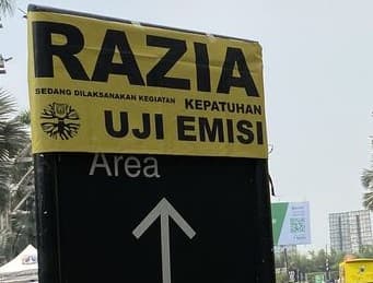 Tilang Emisi Ditiadakan