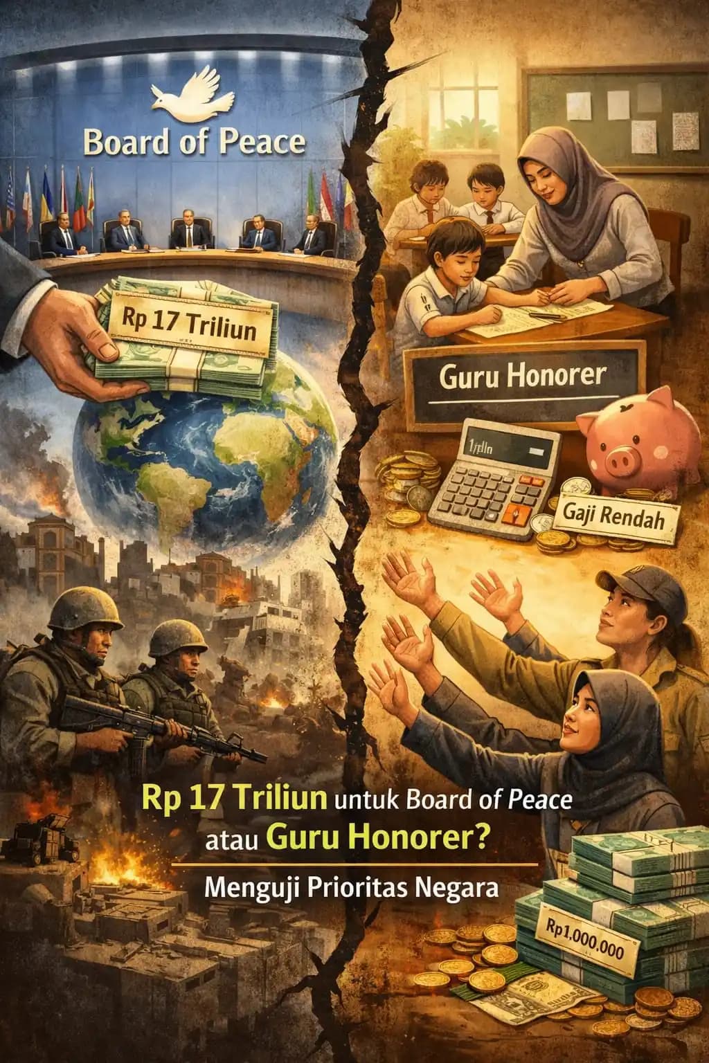 Gambar Ilustrasi Tentang Pembayaran 17 Triliun Oleh Pemerintah untuk Menjadi Bagian BoP