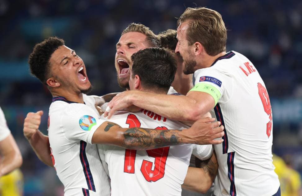 Inggris Bantai Ukraina 4-0, The Three Lions Melaju ke Semifinal