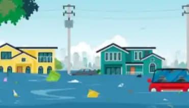 Ilustrasi banjir rob