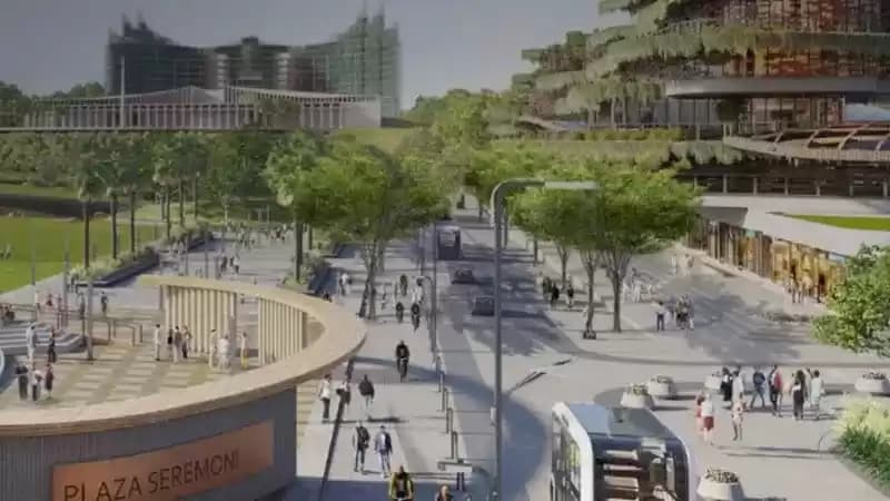 Ilustrasi Desain Miniatur Ibu Kota Nusantara (Foto: IKN)