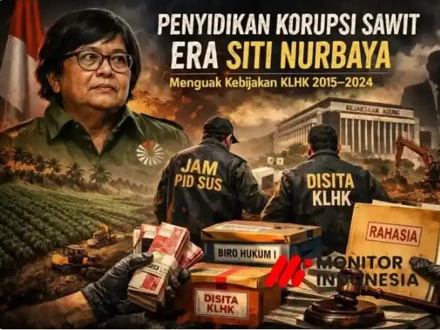 Ilustrasi penyidikan dugaan korupsi tata kelola industri dan perkebunan kelapa sawit periode 2015–2024 yang beririsan dengan masa kepemimpinan Menteri LHK saat itu. (Dok MI)