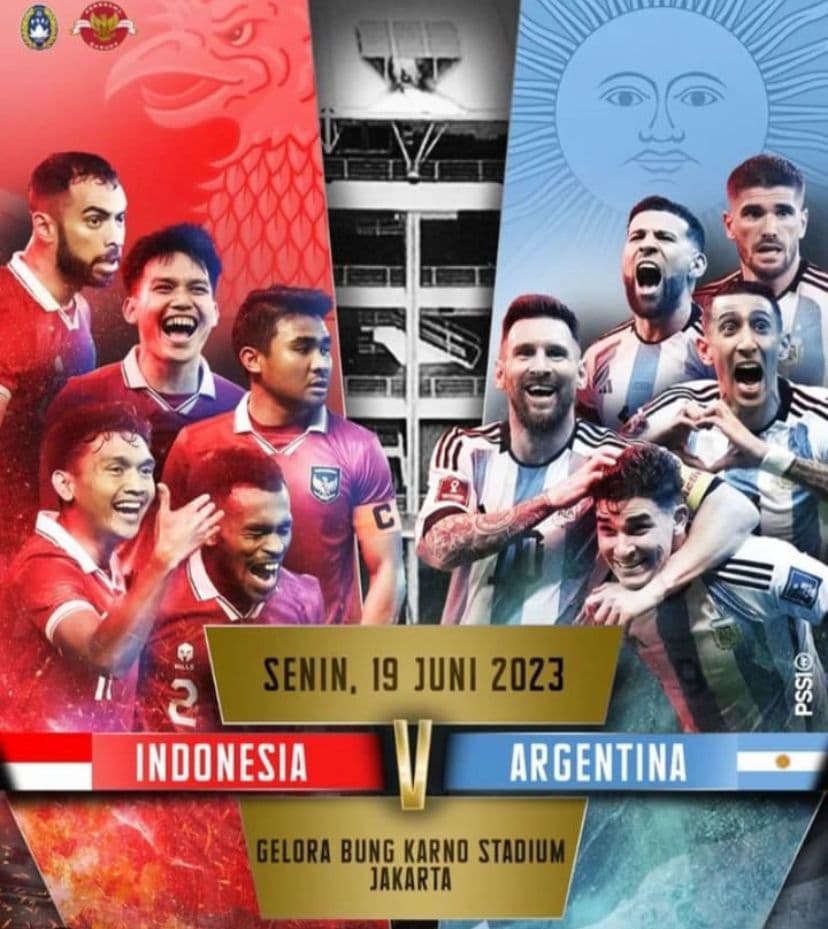 Siap-siap! War Tiket Indonesia vs Argentina Dibuka 5 Juni