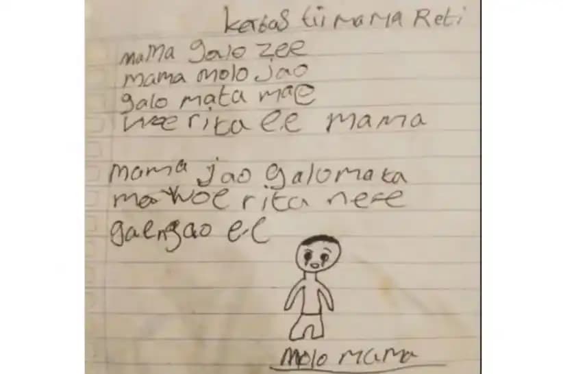 Isi surat siswa SD yang gantung diri di Ngada, NTT