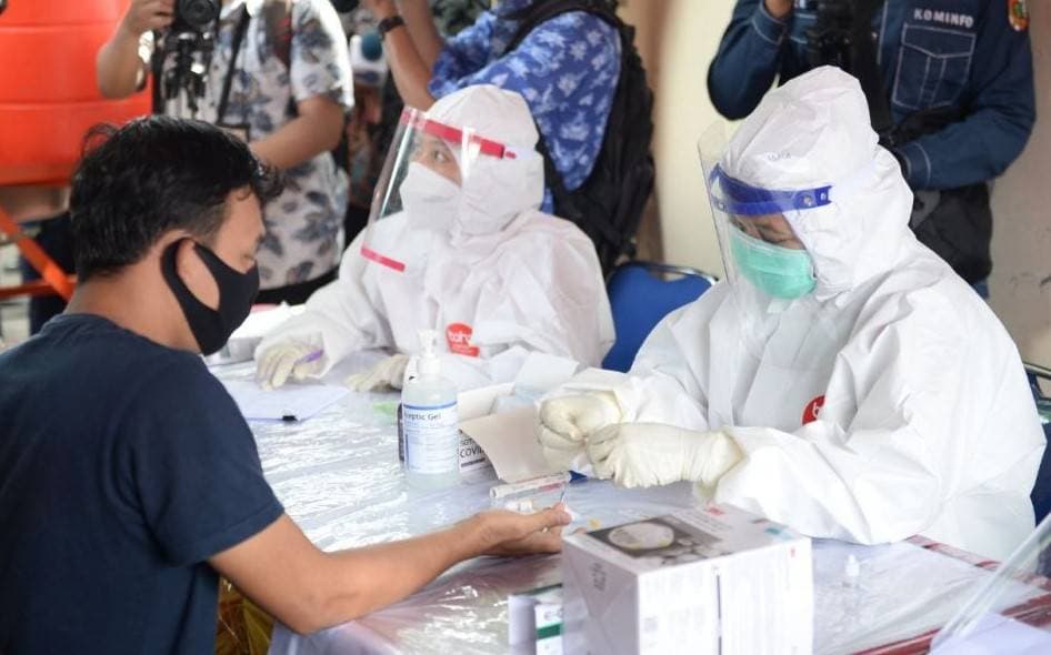 Kasus Harian Covid-19 Indonesia, Bertambah 20.004, Sembuh 26.122