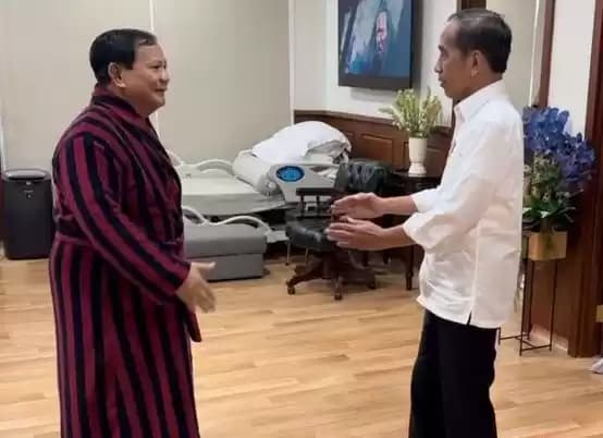 jokowi jenguk prabowo