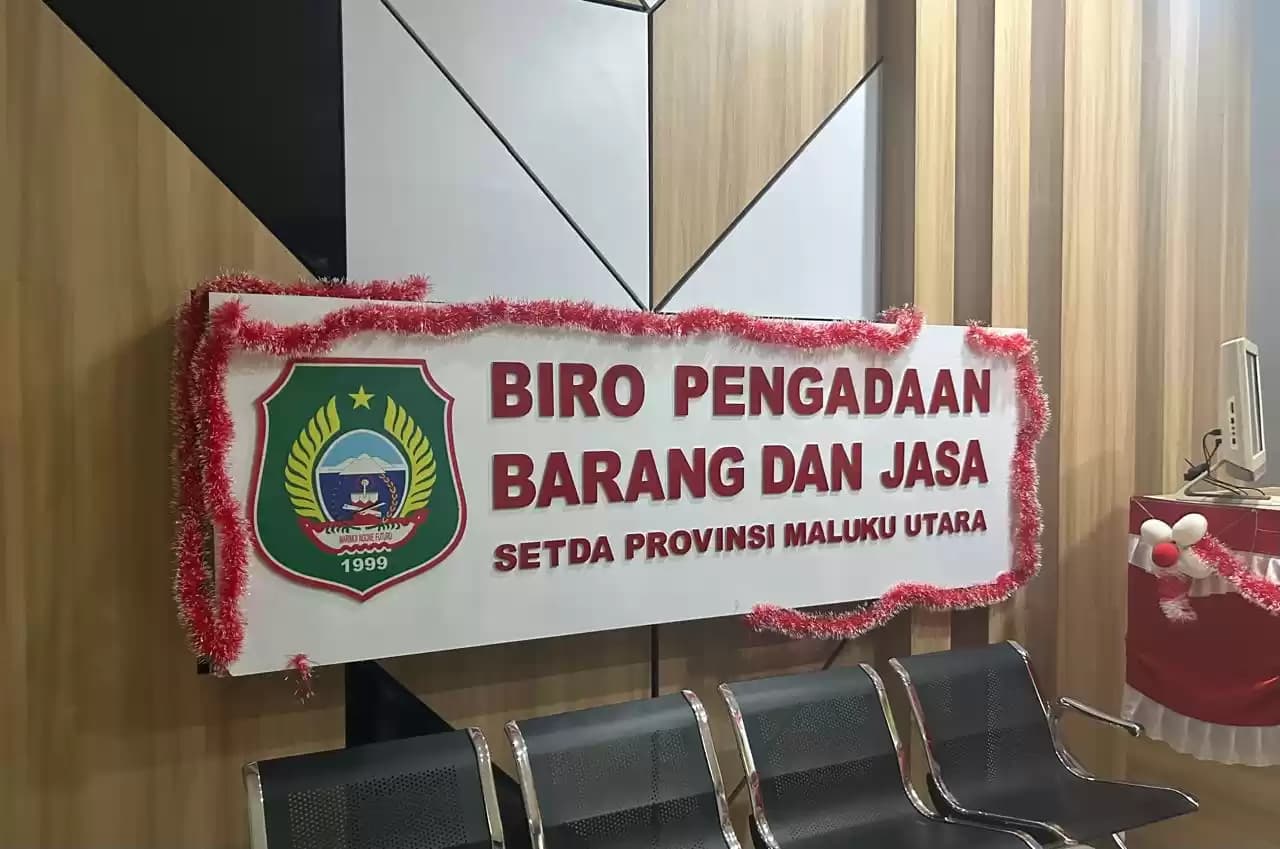 Kantor Biro Pengadaan Barang dan Jasa (BPBJ) Provinsi Maluku Utara (Foto: MI/RD)