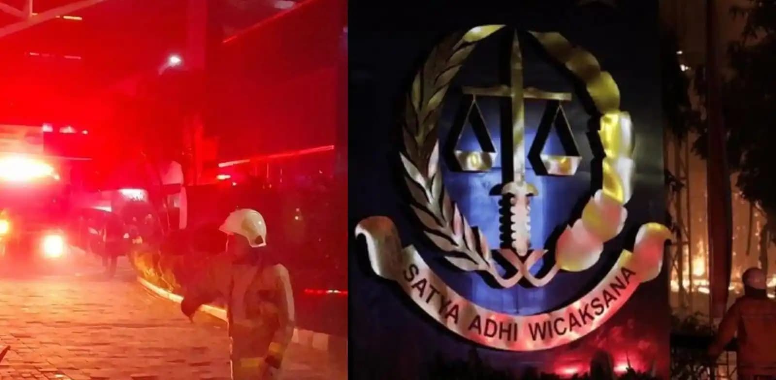 Kebakaran Gedung Kejagung dan Kementerian ATR BPN