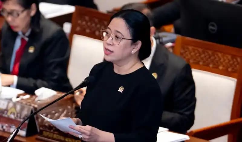Ketua DPR RI Puan Maharani dalam buka Masa Sidang IV Tahun Sidang 2024–2025. (Foto. Rizal)