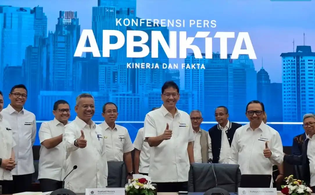Konferensi pers APBN KITA, Senin (23/2/2026)