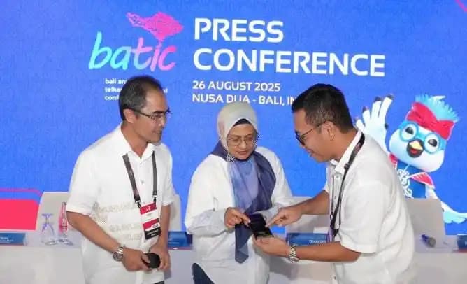 Konferensi pers Bali Annual Telkom International Conference (BATIC) 2025