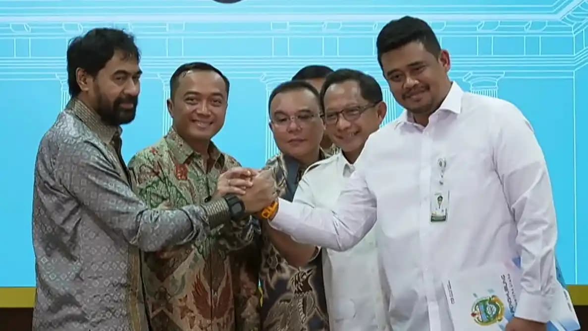Konfrensi Pers Penyelesaian Permasalahan Empat Pulau Aceh-Sumut