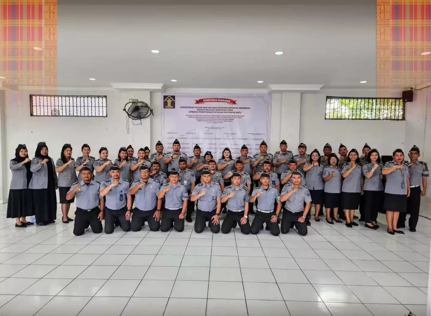 Lapas Pancur Batu Gelar Penandatanganan Pakta Integritas dan Komitmen Bersama