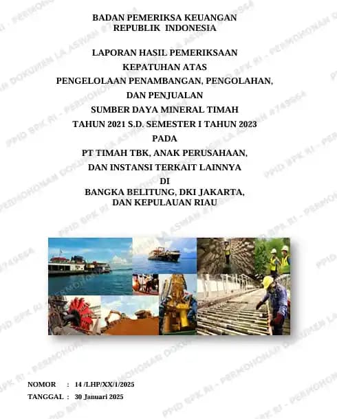 LHP BPK Timah