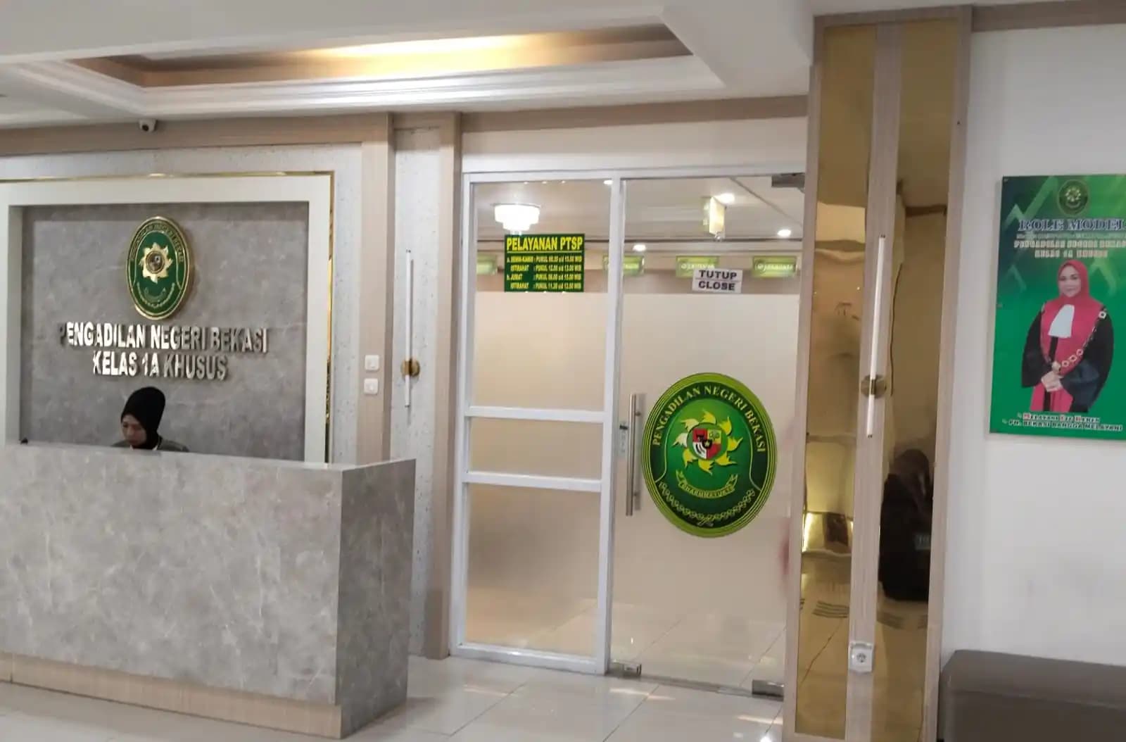 Loket Pelayanan PN Bekasi Kelas 1A Khusus