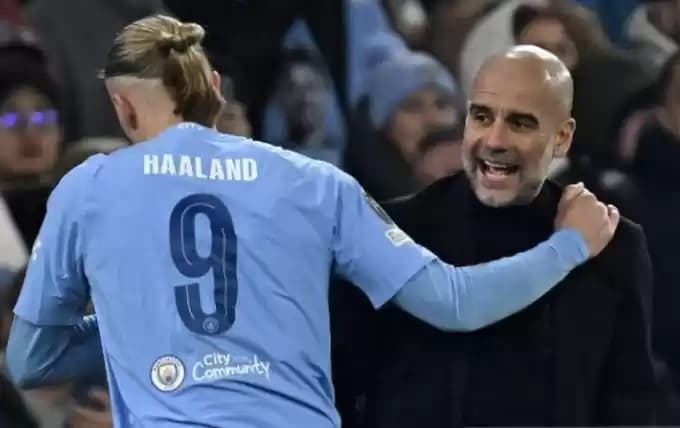 Manajer Manchester City asal Spanyol Pep Guardiola