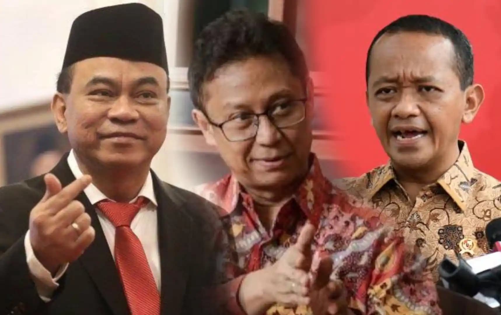 Mekop Budi Arie Setiadi-Menkes Budi Gunadi Sadikin-Menteri ESDM Bahlil Lahadalia
