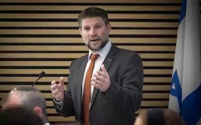 Menteri Keuangan Israel, Bezalel Smotrich (Foto: Flash90)