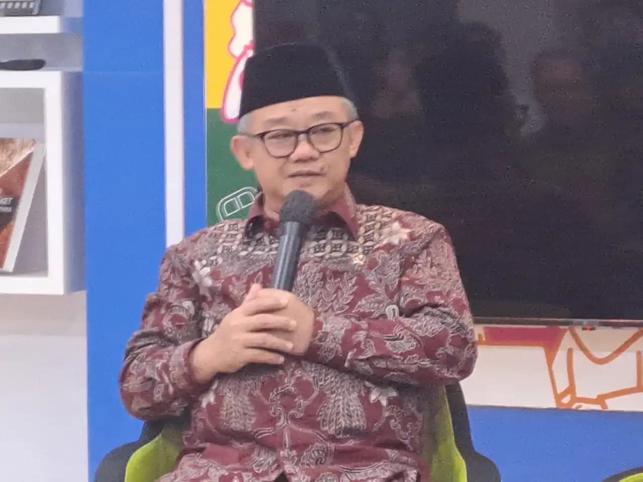 Menteri Pendidikan Dasar dan Menengah, Abdul Mu’ti (foto.Rizal)