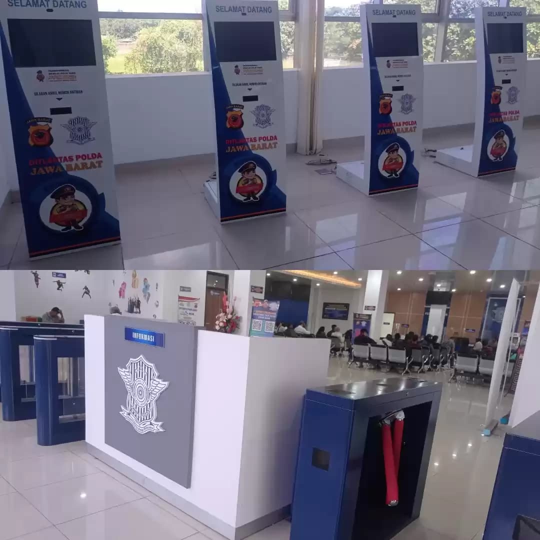Mesin Antrean Wajib Pajak dan Palang Pintu Otomatis di Gedung Pelayanan BPKB Ditlantas Polda Jabar tidak Digunakan, Kenapa