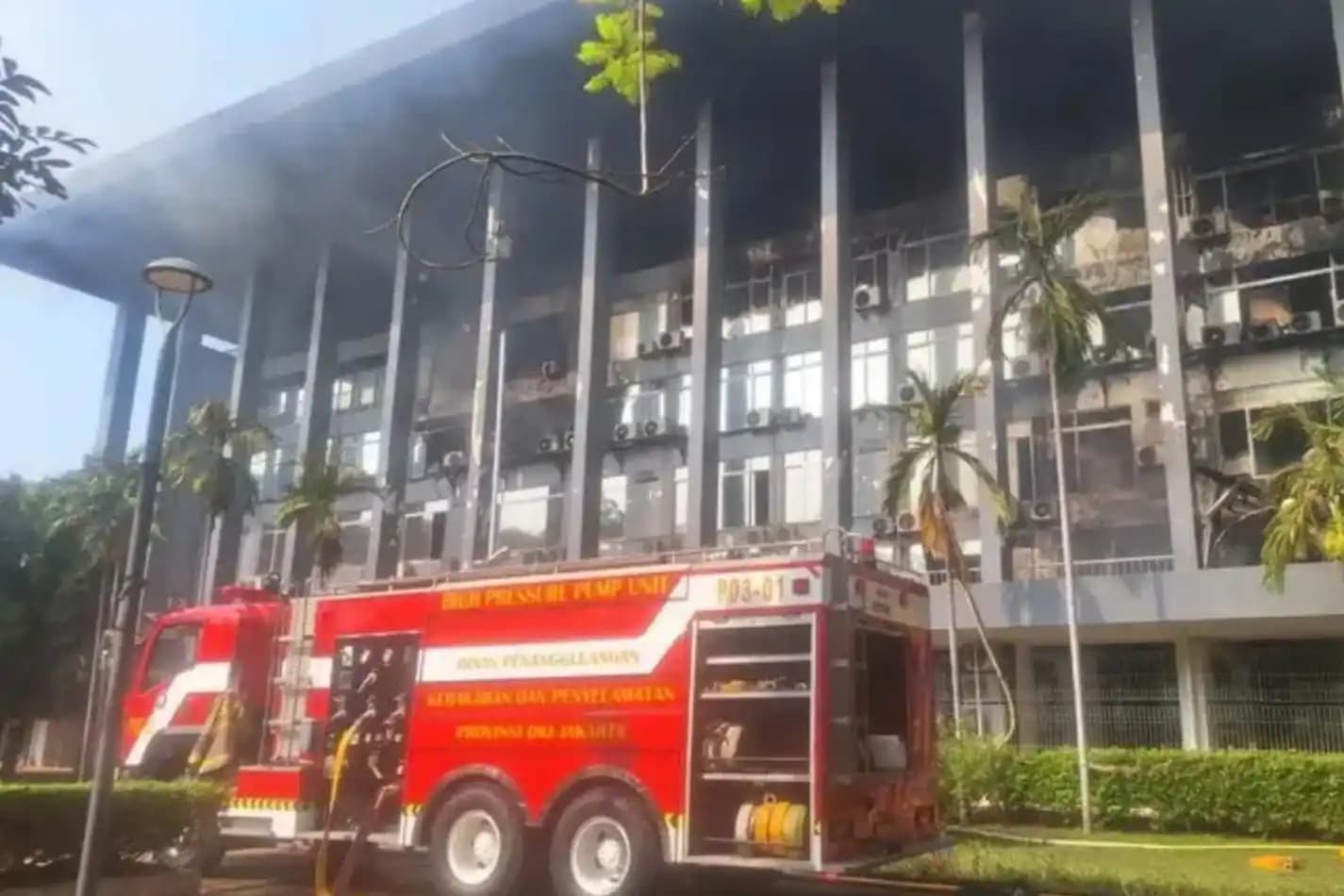 Operasional Kantor Bakamla dusahakan segera usai Polisi olah TKP kebakaran