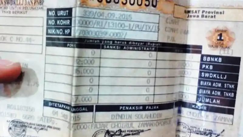 Opsen Pajak Kendaraan Bermotor Mulai Berlaku Januari 2025