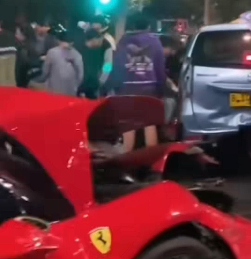 Berakhir Damai, Kasus Ferrari Tabrak 5 Kendaraan di Bundaran Senayan Disetop