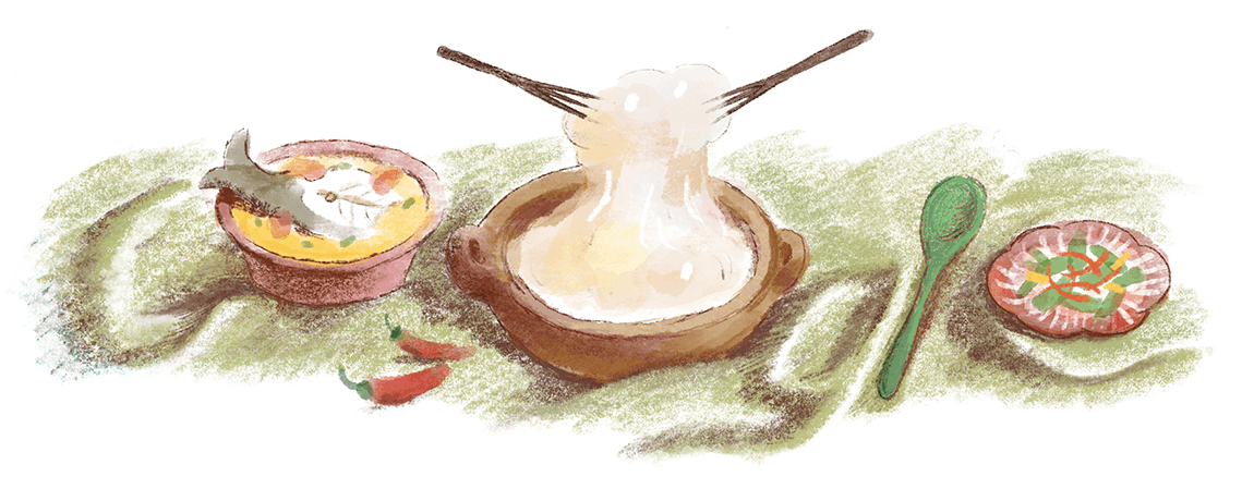 Google Doodle Hari Ini Tampilkan Papeda, Makanan Khas Indonesia Timur