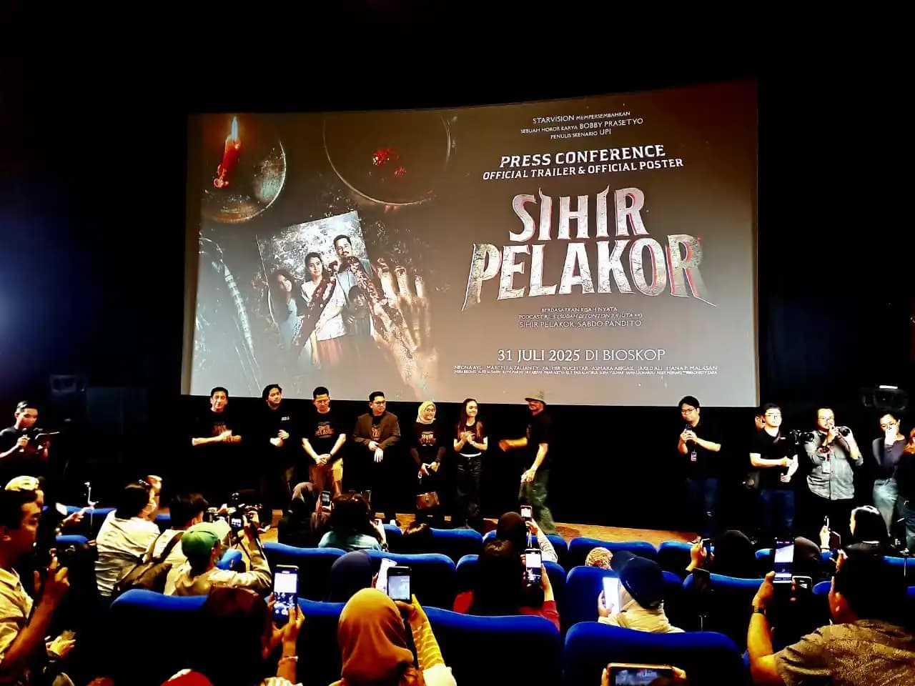 Peluncuran trailer Film Sihir Pelakor (Foto. Rizal)