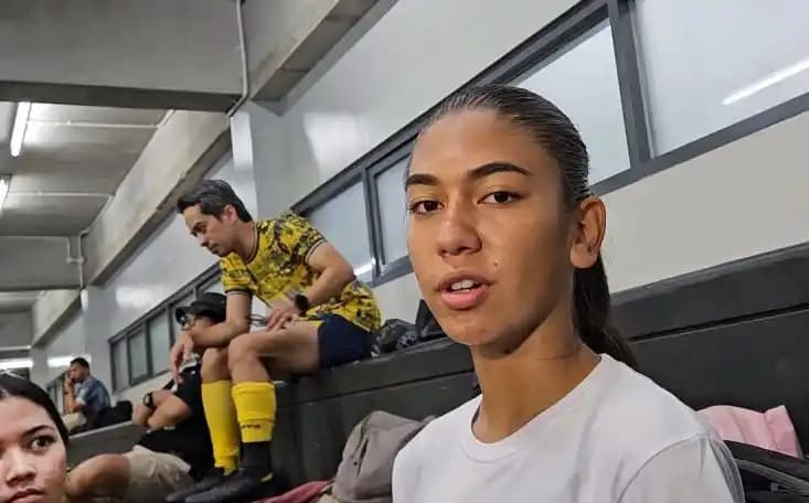 Pemain timnas putri Indonesia Claudia Scheunemann