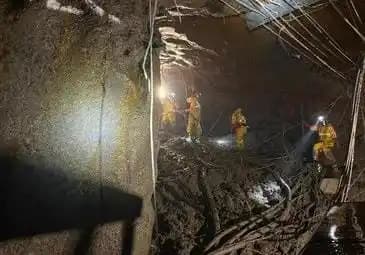 Pencarian pekerja Freeport yang terjebak longsor