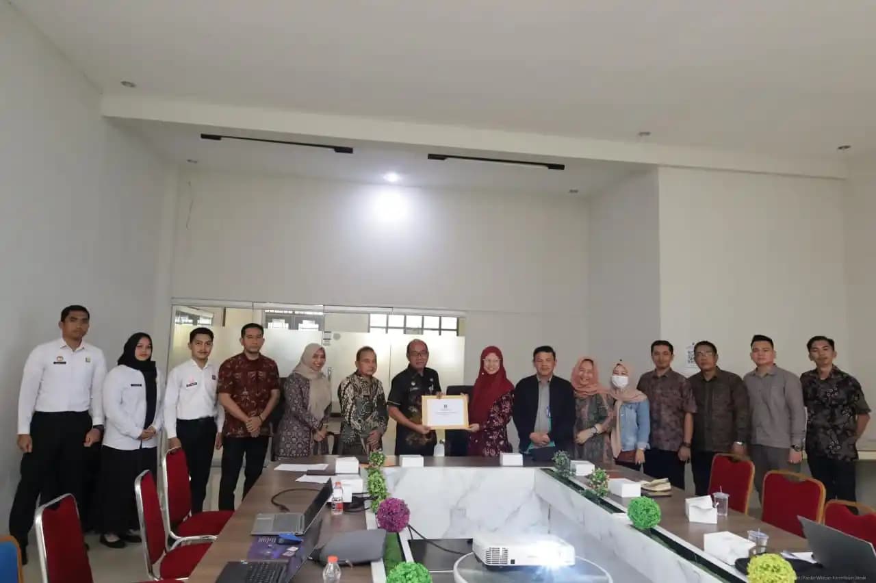 Penyerahan Surat Hasil Harmonisasi Ranperda RPJMD 2025–2029