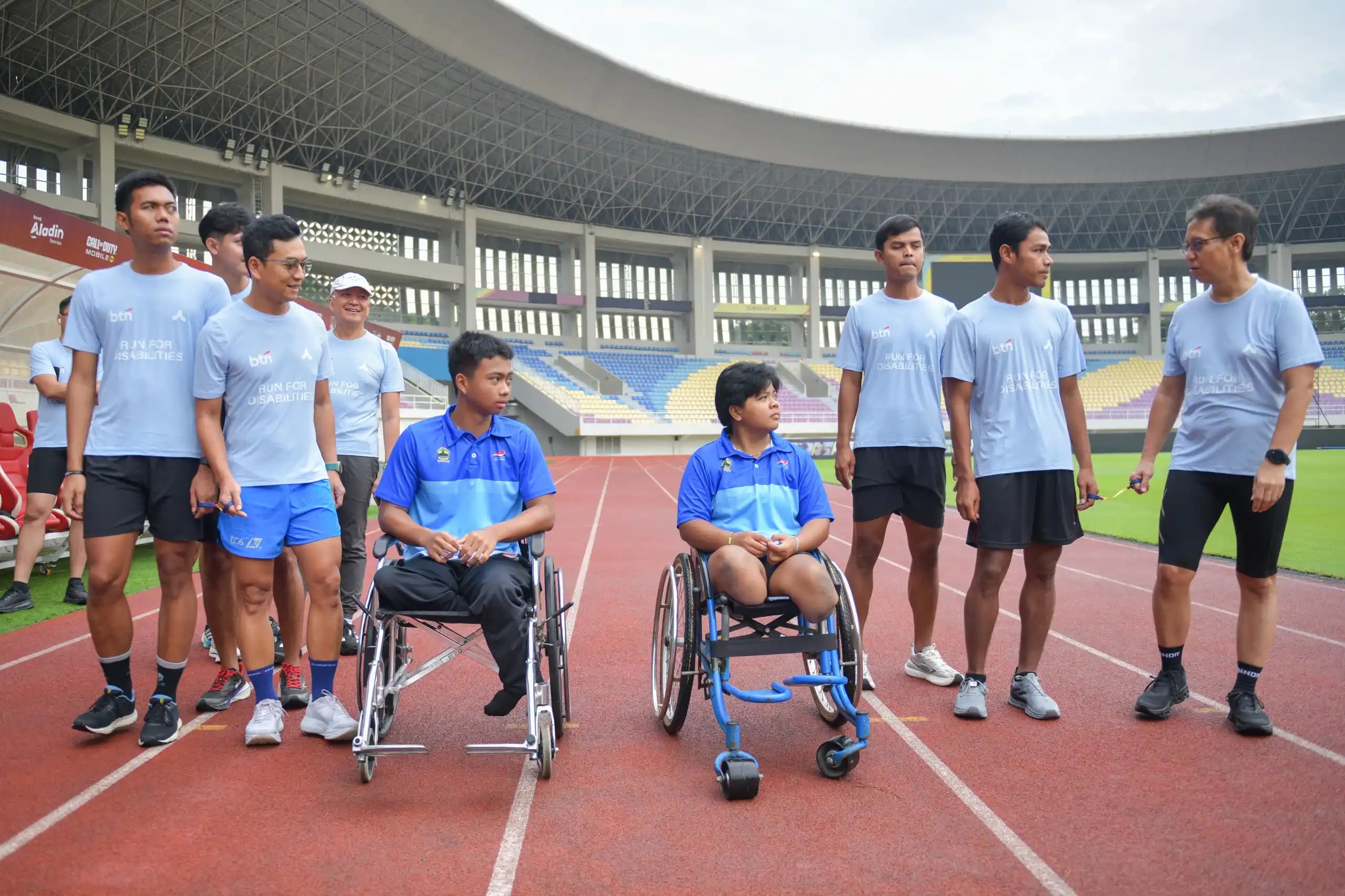 Perkuat Komitmen ESG dan Inklusivitas, BTN Ajak Atlet Disabilitas Berlari di Solo