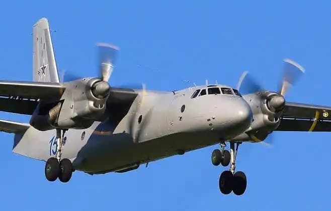 Pesawat Militer Rusia AN-22 Jatuh