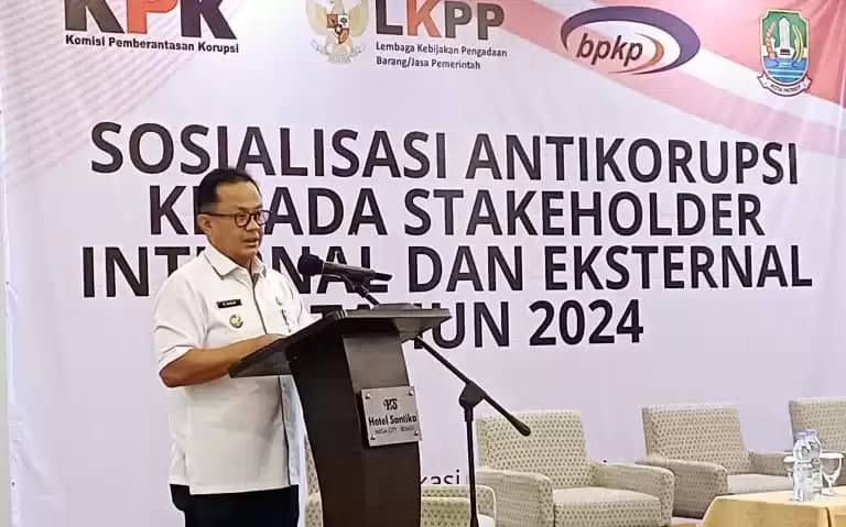 Pj. Wali Kota Bekasi, R. Gani Muhammad Saat Menyampaikan Sambutan