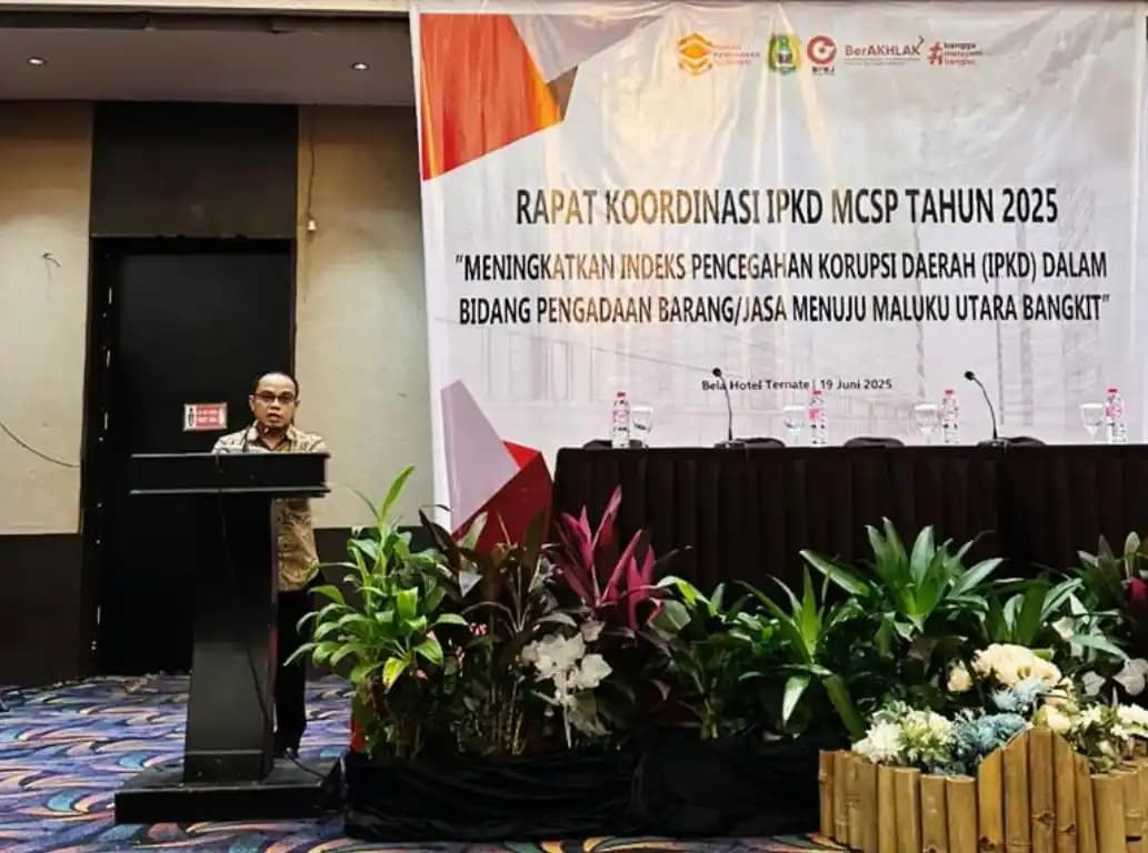 Plt. Kepala Biro Pengadaan Barang/Jasa Setdaprov Malut, Hairil Hi. Hukum