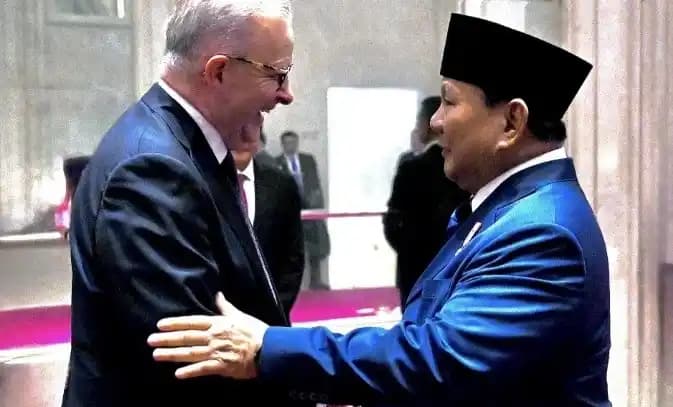 PM Australia Anthony Albanese dan Presiden Prabowo