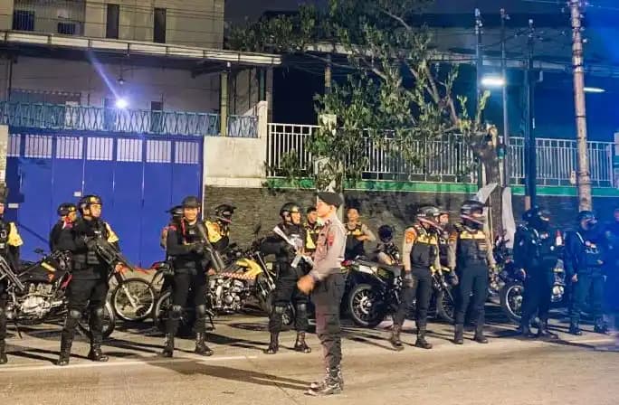Polrestabes Semarang menggelar patrolis skala besar