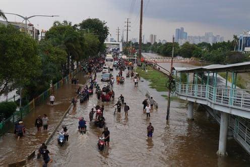 Banjir Jakarta Meluas, Kini Jadi 104 RT dan 5 Ruas Jalan Tergenang