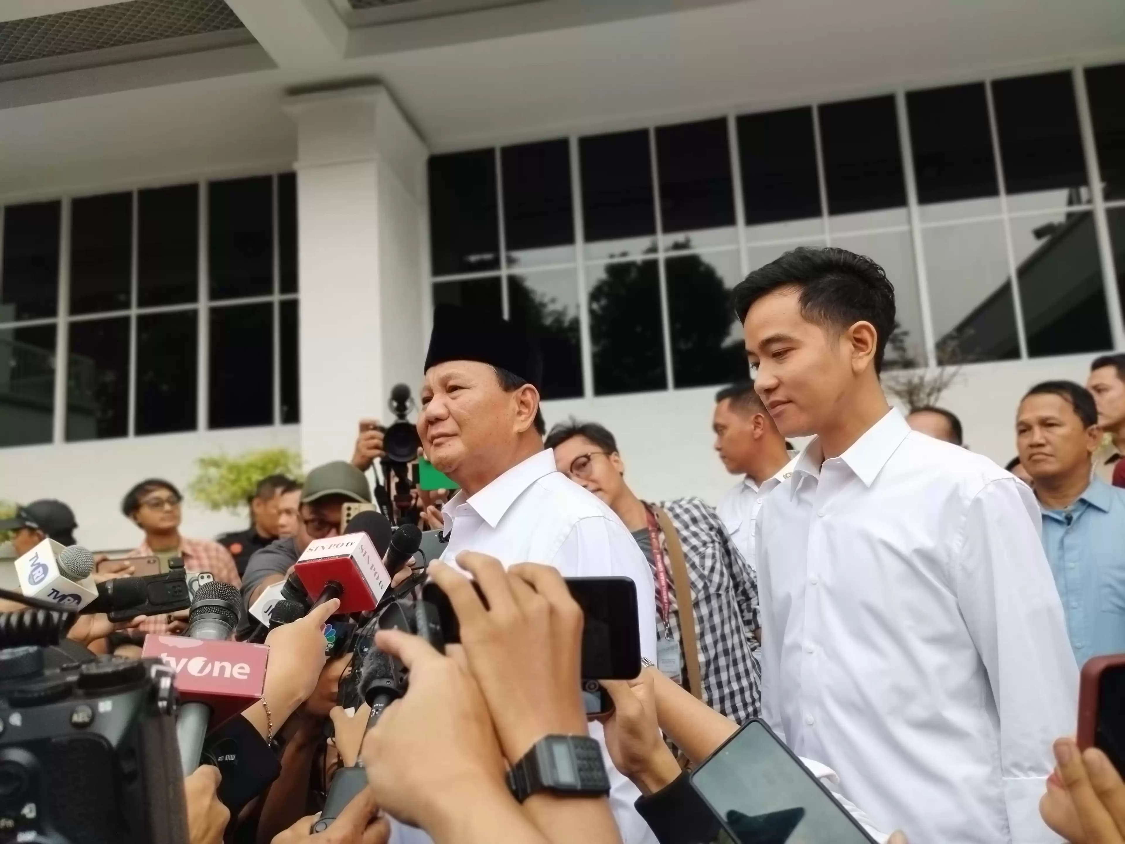 Presiden dan Wakil Presiden terpilih, Prabowo Subianto dan Gibran Rakabuming Raka (Foto: MI/Dhanis)